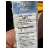 NGP (National Guard) 139 Stainless Steel Overlapping Solid Metal Astragal 3/4″ x 2” x 6’