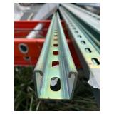 10 ft. 12-Gauge Half Slotted Metal Framing Strut Channel in Gold Galvanized (ZA1200HS 10)