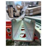 10 ft. 12-Gauge Half Slotted Metal Framing Strut Channel in Gold Galvanized (ZA1200HS 10)