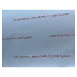 Contra Vision® Campaign™ Perforated Window Film Sheet - 5’ x 4’ - Privacy Film White