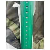 VEVOR 6FT U-Channel Sign Post, 4Pack Green Heavy Duty Steel Fixed Fence Post, Steel Fence U-Channel Sign for Garden, Courtyard, Farm or Traffic Intersection