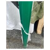 VEVOR 6FT U-Channel Sign Post, 4Pack Green Heavy Duty Steel Fixed Fence Post, Steel Fence U-Channel Sign for Garden, Courtyard, Farm or Traffic Intersection