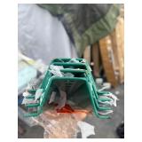 VEVOR 6FT U-Channel Sign Post, 4Pack Green Heavy Duty Steel Fixed Fence Post, Steel Fence U-Channel Sign for Garden, Courtyard, Farm or Traffic Intersection