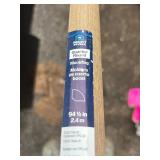 Bundle of 5 Performance Accessories MQND 95" x 1" Laminate Glue Down or Nail Down Quarter Round