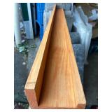 Beautiful Wood Shelf Great for Above Mantle - Perfect for Vinyl Record Displays Etc  5’ x 5” x 3.5”