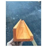 Beautiful Wood Shelf Great for Above Mantle - Perfect for Vinyl Record Displays Etc  5’ x 5” x 3.5”