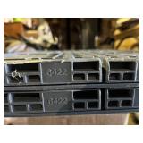 Bundle of 2 Foldable Plastic Crates - Break Down for easy storage when not using 8” x 23.4” x 15.5”