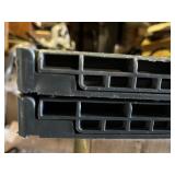 Bundle of 2 Foldable Plastic Crates - Break Down for easy storage when not using 8” x 23.4” x 15.5”