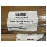0.4 in. x 3 ft. Black Nature Surface Metal Rebar (16-Pack)