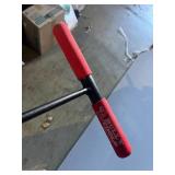 Bully Tools Soil Probe Rod - 48" Steel with T-Style Handle, Durable Soil Sampling Tool, Septic Tank Locator, Underground Utility Locator, Soil Core Sampling Tool, Ideal for Outdoor Use - Made in USA