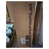 White Cordless Light Filtering UV Protection PVC Manual Roll-Up Sun Shade 60 in. W x 72 in. L