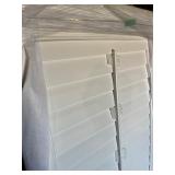 Bundle of 5 Quality White Window Shutters - 2: 5’ x 29 ¼” , 2: 5’ x 28 ¾” , 1: 5’ x 24 ½”