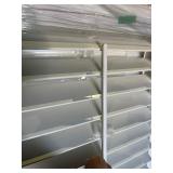 Bundle of 5 Quality White Window Shutters - 2: 5’ x 29 ¼” , 2: 5’ x 28 ¾” , 1: 5’ x 24 ½”