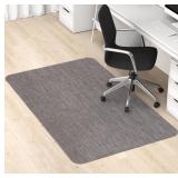 Blvornl Office Chair Mat for Hardwood Floor and Low Pile Carpet, 35″ x 48″ Desk Computer Chair Mat for Hard Wood, Anti-Slip Hard Floor Protector Rolling Chair Mat, PVC Mat Desk Rug for Office Home