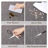 Blvornl Office Chair Mat for Hardwood Floor and Low Pile Carpet, 35″ x 48″ Desk Computer Chair Mat for Hard Wood, Anti-Slip Hard Floor Protector Rolling Chair Mat, PVC Mat Desk Rug for Office Home