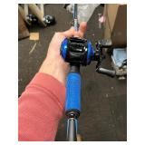 Abu Garcia Blue Max 7’ Low Profile Baitcaster Fishing Rod and Reel Combo *Retails $140*