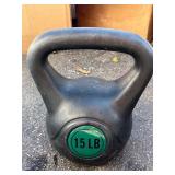 Plastic Kettlebell - Bottom Fill With Sand or Water - Adjust etc - green