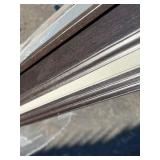 Bundle of 20 5947 3/8 in. x 1-1/4 in. x 7 ft. PVC Composite Colonial Stop Espresso Moudling - Some contains blemishes