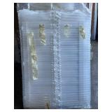 Bundle of 4 Quality White Window Shutters - 2: 16.5” x 1” x 45” , 2: 1” x 22.5” x 32”