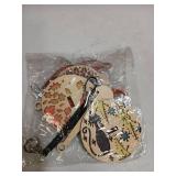 VEOUNDK 3 PCS Portable Wrist Yarn Holders Wooden Yarn Carrier Yarn Spinner for Carrying Yarn On The Go Knitting Supplies for Compilation Enthusiasts