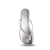 EMMA NEW YORK Summer Sandals Flip Flops for Women Vegan Leather Thong Trendy 2025 Dressy Cute Silver-9