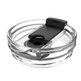 Sursip 3.6-Inch Replacement Lid - Compatible With Zenbo/Zukro 30/40/50oz Tumblers (Fits 3.6" Screw Lids Only), Leakproof Travel Mug Cover, BPA-Free (Clear)