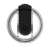 Sursip 3.6-Inch Replacement Lid - Compatible With Zenbo/Zukro 30/40/50oz Tumblers (Fits 3.6" Screw Lids Only), Leakproof Travel Mug Cover, BPA-Free (Clear)