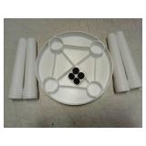 Kids Stool Grip Small White Plastic Office Shoes Foot Soft Stool Chair Low Toddlers Thickening Kitchen Home Kids Training Activity Skid Toddler Round Non-Slip Non Step Shower