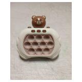 ROUSKY Quick Push Bubble Game For Kids & Adults,Mini-Handheld Fast Speed Push Game,Relieving Stress Pop Fidget Game Toys For Boys, Girls, Teens (Bear)