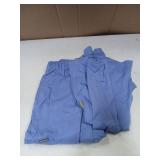 niaahinn Scrubs Set for Women Nurse Uniform Jogger Suit Stretch Top & Pants with Multi Pocket for Nurse Esthetician Workwear (Ceil, Small)