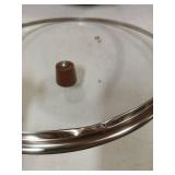 Todlabe Nonstick Wok, 13-Inch Carbon Steel Wok Pan with Glass Cover, Woks & Stir-Fry Pans for Induction, Electric, Gas, Halogen, All Stoves (Lid Bent)