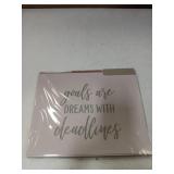 Paper Junkie Decorative File Folders, Letter Size for Women, Cute Earth Tone Aesthetic Office Supplies with Inspirational Sayings, 1/3 Cut Tabs (11.5 x 9.5 Inches) - Pack of 12 - Cute File Folders