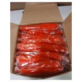 Boao 12 Pcs Plastic Table Cloths Disposable for Parties Picnic Table Covers with Elastic Fitted Elastic Desk Cover Rectangle Waterproof for Indoor, Outdoor, Picnic, Camping(6 Ft, 72 x 30 Inch,Red)