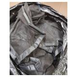 Garage Door Screen - 2 Car 18x8Ft Magnetic Closure Heavy Duty Weighted Bottom Screen Self Sealing Fiberglass Mesh Retractable Net - Easy Assembly & Pass-Through(Black)