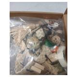 Bissap 6PCS Bunny Chew Toys, Natural Hanging Rabbit Chew Toy Treats for Guinea Pigs Hamsters Gerbils Chinchilla and Other Small Pets for Teeth Grinding