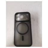 TOCOL for iPhone 17 Pro Case, Compatible with Magsafe, Full Camera Protection, Built-in Magnetic Ring, Drop Protection, Translucent Matte Phone Case for iPhone 17 Pro 6.3 inch (Black)