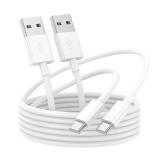 Car Carplay Cable for iPhone 15/16/17 Charger Cord,USB A to USB C Fast Charging Cable 3FT 2Pack Compatible for Apple 17 Pro Max/16 Plus/for IPad Pro 12.9/11/Air 5th/4th Mini Gen Type C Charge