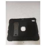 Azzsy Case for iPad (A16) 11th Generation 11 Inch 2025 / iPad 10th Generation 10.9 Inch 2022, [Built-in Pencil Holder] Heavy Duty Shockproof Rugged Protective Case, Black