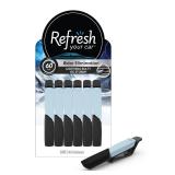 Refresh Your Car Air Freshener Vent Sticks, Lightning Bolt / Ice Storm Scent, 6 Pack