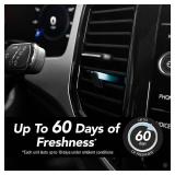 Refresh Your Car Air Freshener Vent Sticks, Lightning Bolt / Ice Storm Scent, 6 Pack