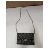 Small Quilted Crossbody Bags for Women Trendy Ladies Shoulder Bag Satchel HandBag Mini Purse Women,Black