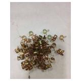 uxcell 10mm 3/8inch Spring Band Type Action Fuel/Silicone Vacuum Hose Pipe Clamp Low Pressure Air Clip Clamp 50pcs