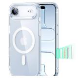ESR for iPhone Air Case, Camera Control, Compatible with MagSafe, Shockproof Military-Grade Protection, Magnetic Phone Case for iPhone 17 Air Case, Clear