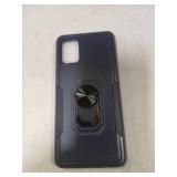 Kainevy Phone Case for Samsung Galaxy A51 5G with Metal Ring Stand Silicone&PC Hybrid Cover Heavy Duty Rugged Military Grade Protective Hard Shell fit Magnetic Car Mount (Blue)