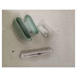 WOYINGE for AirPod Pro Case Cover with Cleaner Kit, Soft Silicone Cover for AirPods Pro 2nd Generati/1st Comes with Keychain for Women Men,Suitable for 2nd Generation Case Mistiness