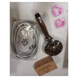 Hibbent All Metal High Pressure Handheld Shower Head with 10-spray, 71