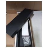 Boswillon Floating Shelves Wall Mounted Set of 2, Modern Black Wall Shelves for Storage with Lip, Display Picture Ledge Shelf for Wall Decor Bedroom Living Room Bathroom Kitchen