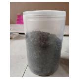 EZEELAI 3 Lb Black Obsidian Crushed Stone Crystal Chips Bulk, Betta Fish Tank Gravel Rocks Irregular Shaped Marbles Pebbles for Aquarium, Vase Fillers, Succulent Plants Decor