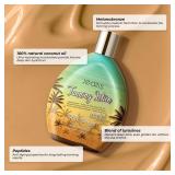 Jeallis Extreme Dark Tanning Lotion Accelerator for Indoor Tanning Beds & Outdoor Sun Tan with Bronzer to Get Dark Fast Tan, Bronzing Tanning Lotion with Tattoo Protecting Formula, DHA Free, 13.5oz EX