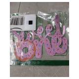 Donut Cake Toppers Candy Sweet One Cake Decorations with Donut Pink Candy for Donut 1st Themed Baby Shower Party